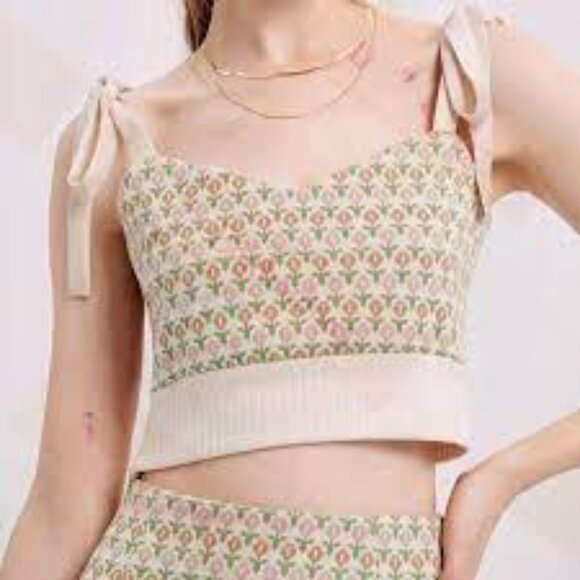 Petite Studio Daisy Print Skirt and Top Set - Picture 5 of 6